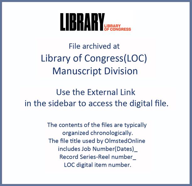 Document Details - Olmsted Online